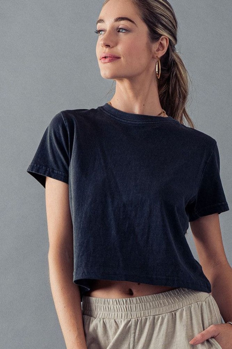 Clothing Trend Notes | Alyssa Crop Tee