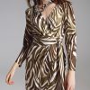 Clothing Q2 | Ciara Dress Brown Zebra