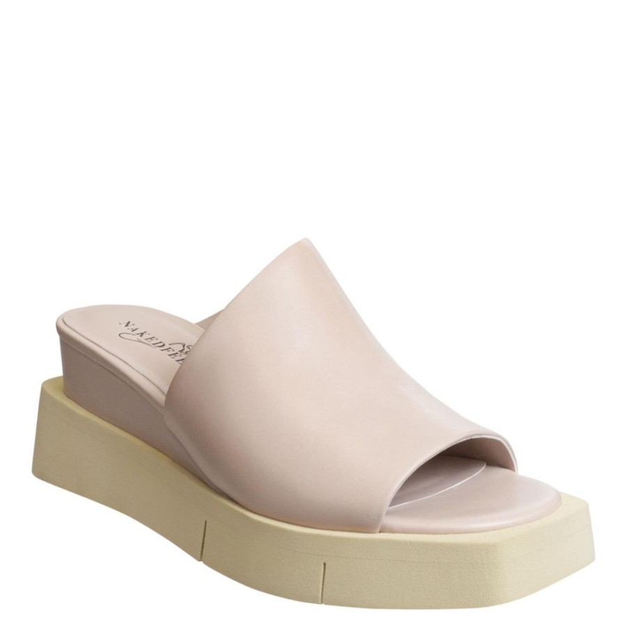 Shoes NAKED FEET | Naked Feet - Infinity In Wedge Sandals Rosette