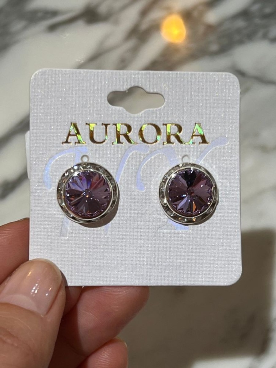 Accessories Joia | Aurorita Earrings Violet