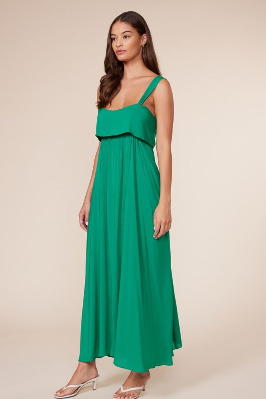 Clothing Lucy Paris | Lucy Paris -Verona Maxi Dress- Green