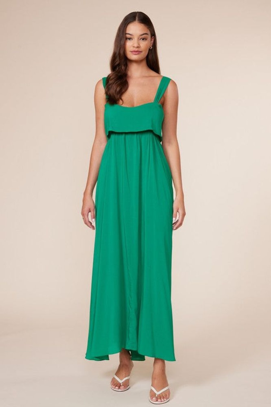 Clothing Lucy Paris | Lucy Paris -Verona Maxi Dress- Green