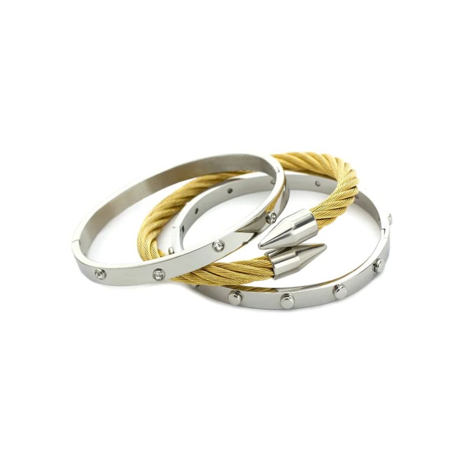 Accessories Artizan Joyeria | Artizan -Passionate Stack- Gold/Silver