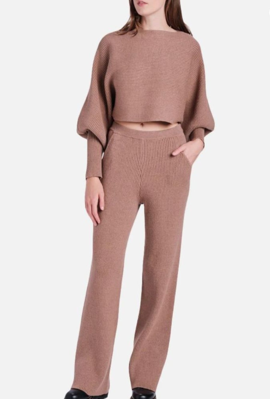 Clothing Ensaison | Rita Knit Pants Brown