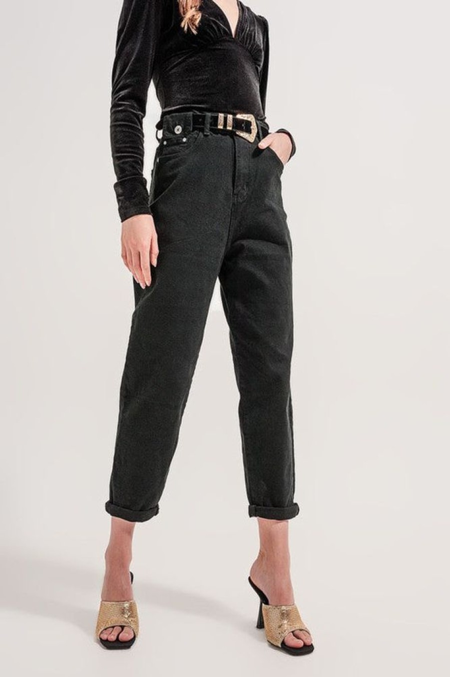 Clothing Q2 | Pocket Jeans Black