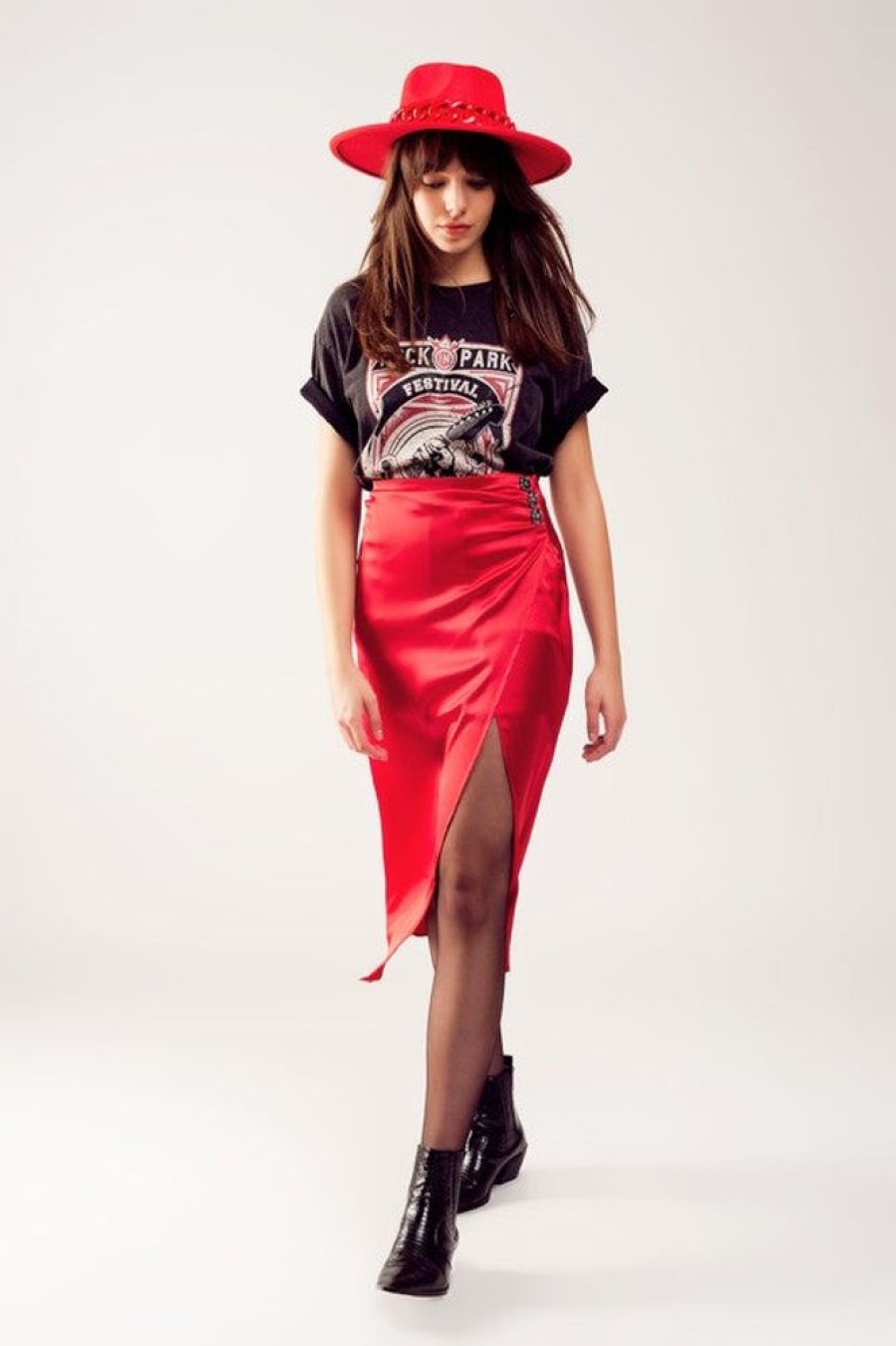 Clothing Q2 | Pausini Skirt Red