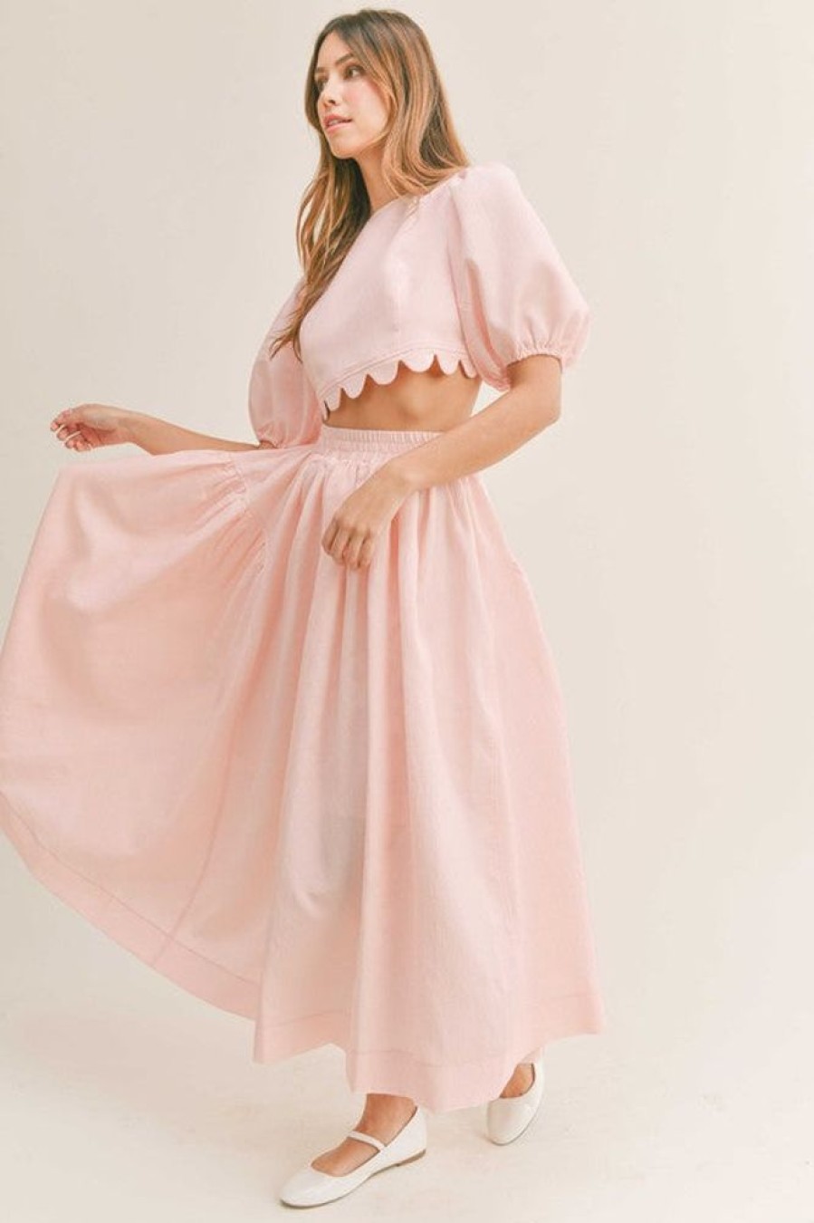 Clothing Mable | Eden Skirt Set Pink