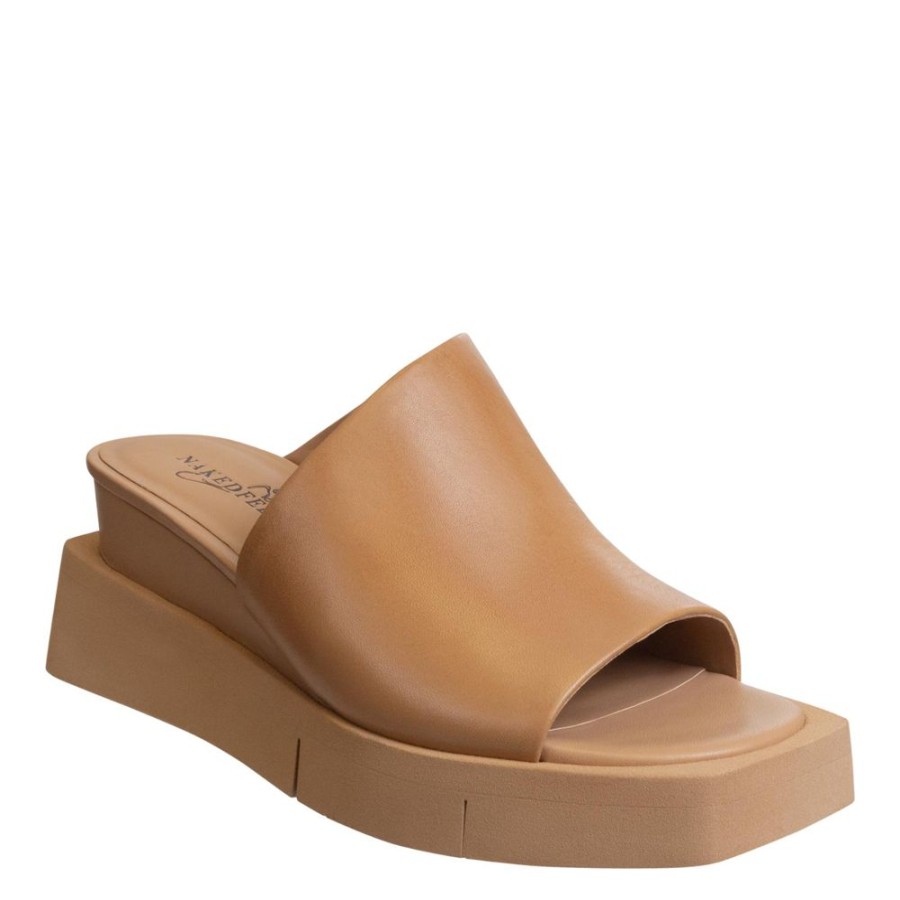 Shoes NAKED FEET | Naked Feet - Infinity In Wedge Sandals Camel