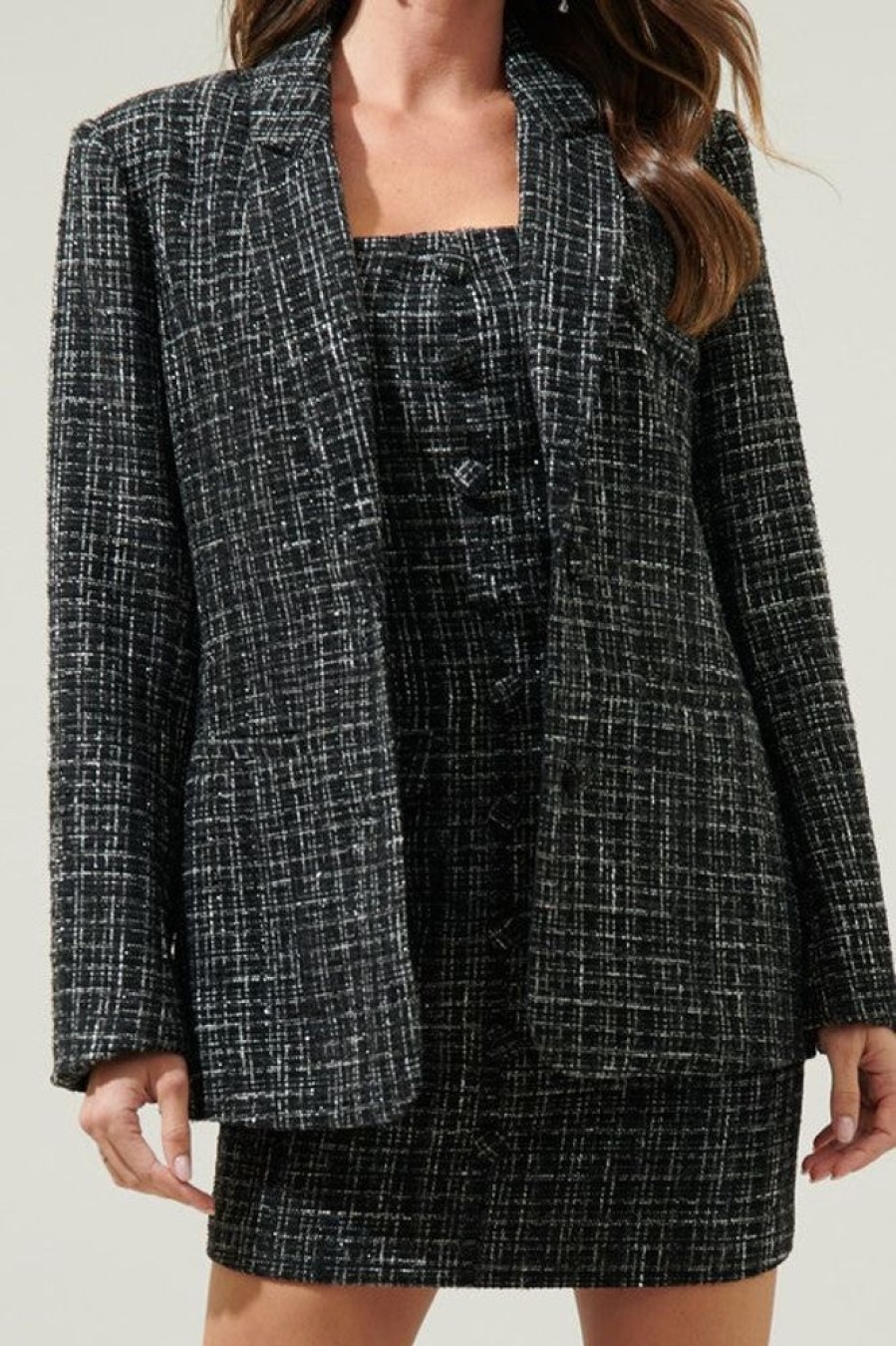 Clothing Sugar Lips | Margaret Tweed Blazer