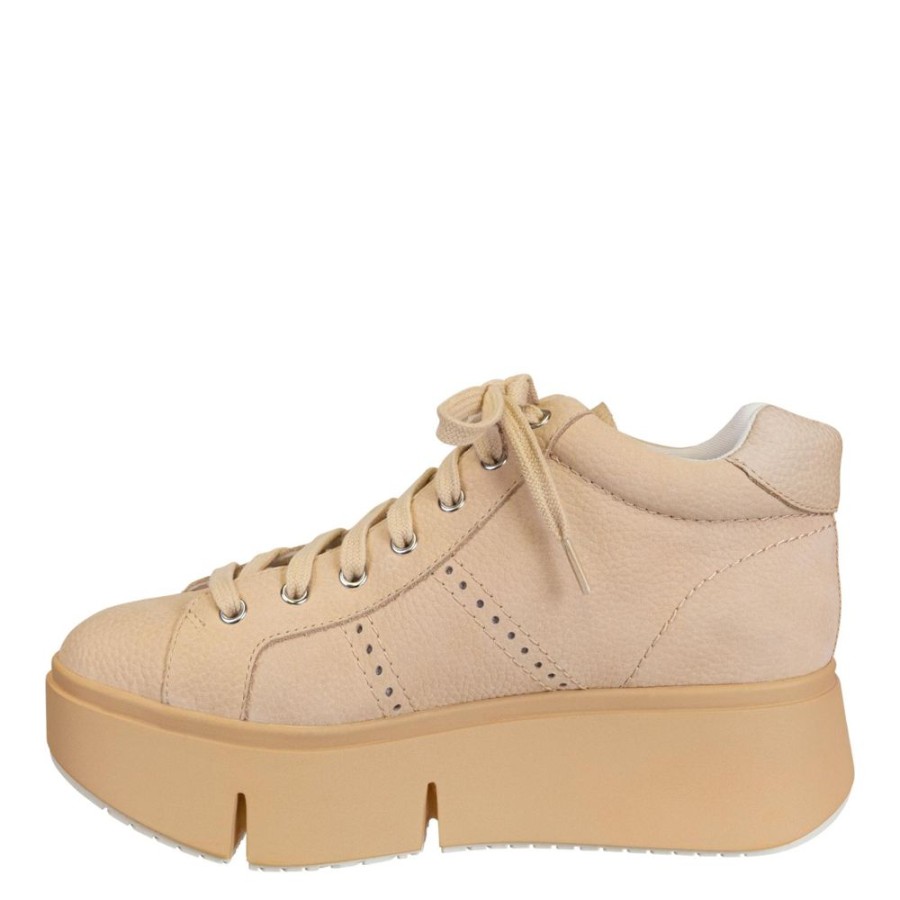 Shoes NAKED FEET | Naked Feet - Essex In Platform High Top Sneakers Beige