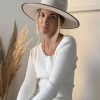 Accessories Olive & Pique | Olive & Pique -Avril Hat- White