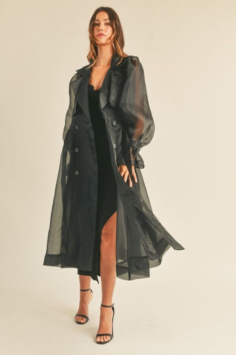 Clothing Mable | Bradshaw Sheer Trench