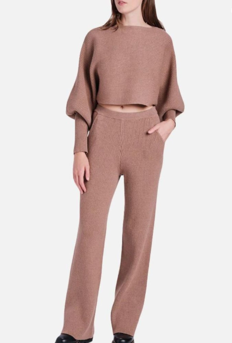 Clothing Ensaison | Rita Knit Pants Brown