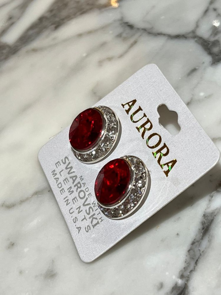 Accessories Joia | Aurora Earrings Ruby