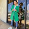 Clothing Cezele | Jillian Coat Green