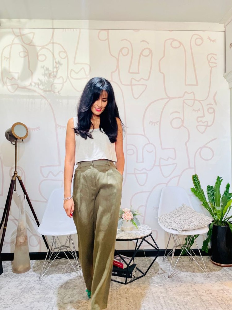 Clothing Lucy Paris | Lucy Paris -Joey Linen Pants-