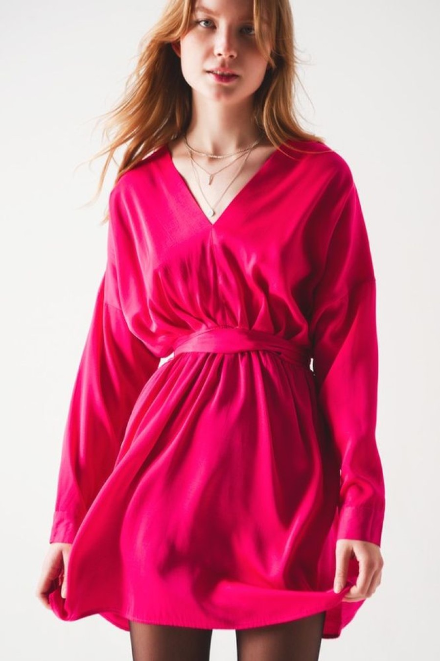 Clothing Q2 | Eunice Dress Fuchsia