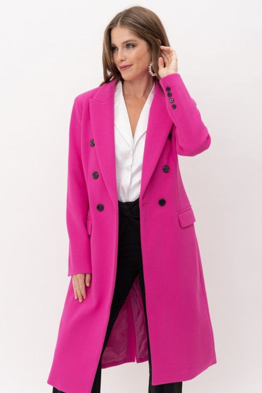 Clothing Tea & Cup | Roma Double Breasted Coat