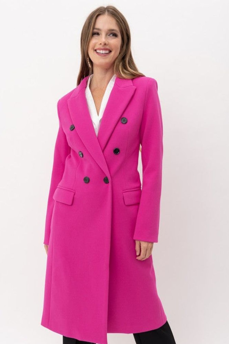 Clothing Tea & Cup | Roma Double Breasted Coat