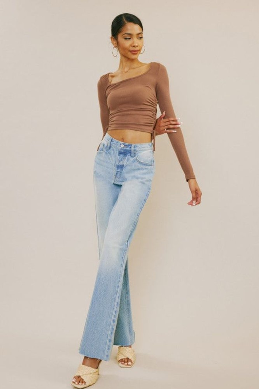 Clothing KanCan | 90'S Flare Jeans Light Blue