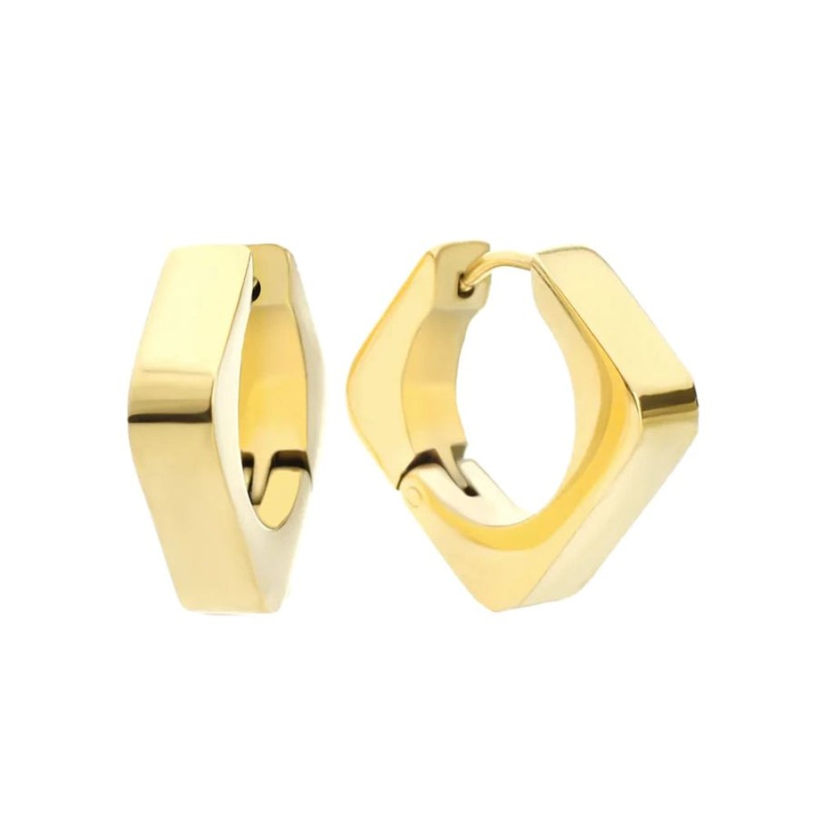 Accessories Artizan Joyeria | Artizan -The Shape Hoop- Gold/Silver