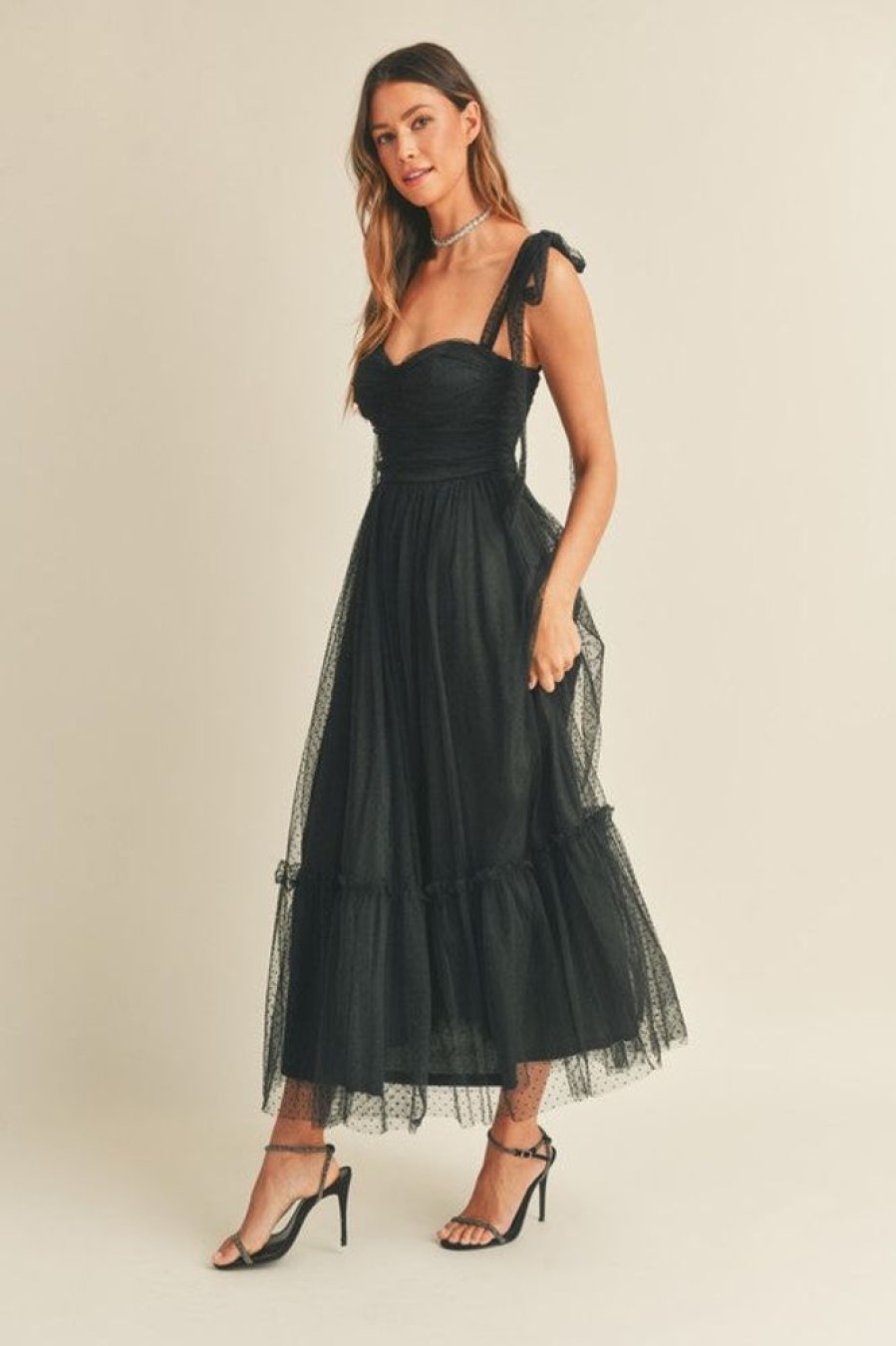 Clothing Mable | Leila Tulle Dress Black