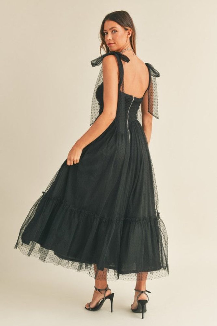 Clothing Mable | Leila Tulle Dress Black