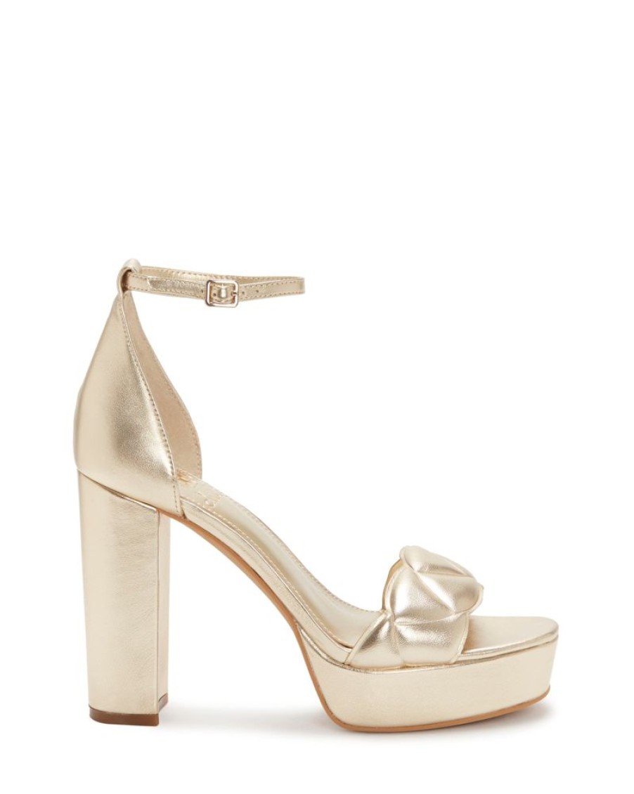 Shoes Vince Camuto | Vc - Mahgs Sandals Gold