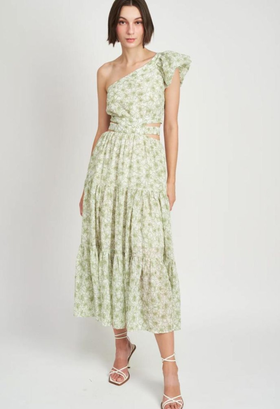 Clothing Ensaison | Ensaison -Jemma Maxi Dress- Moss Green