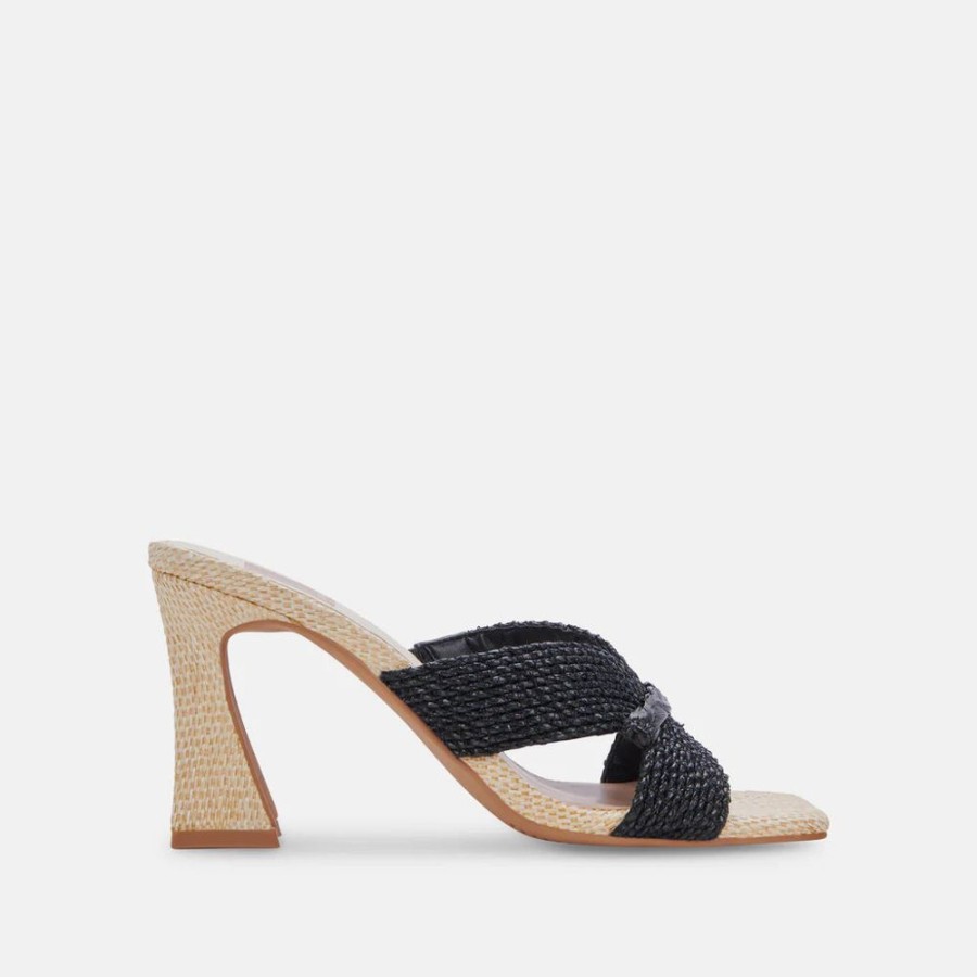 Shoes Dolce Vita | Dolce Vita -Nitro- Black Raffia