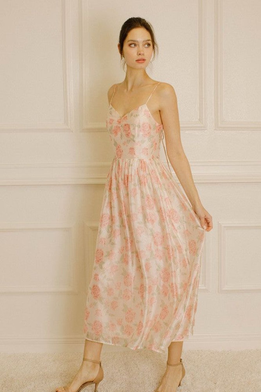 Clothing Storia | Kamilah Garden Dress Blush