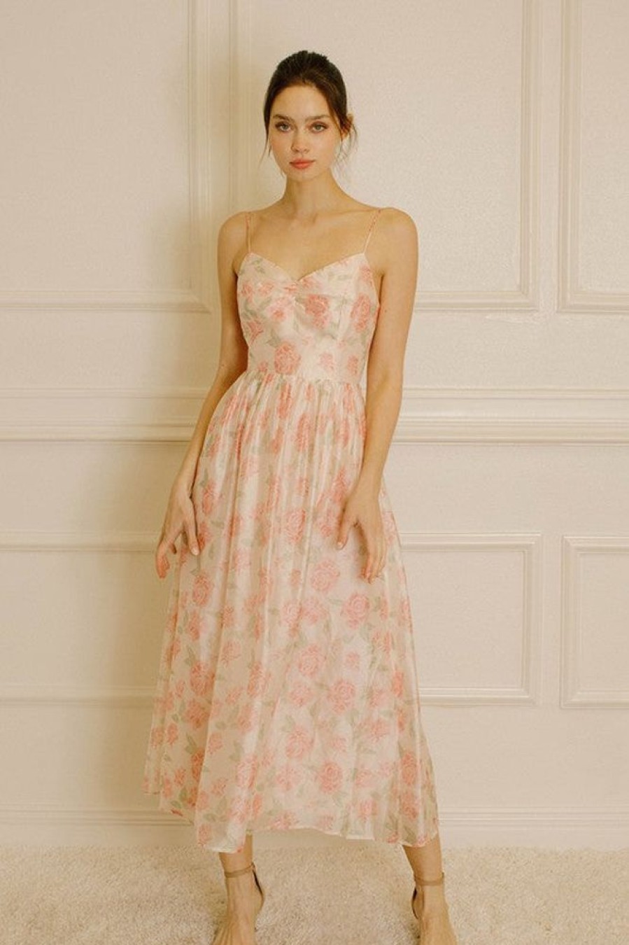 Clothing Storia | Kamilah Garden Dress Blush