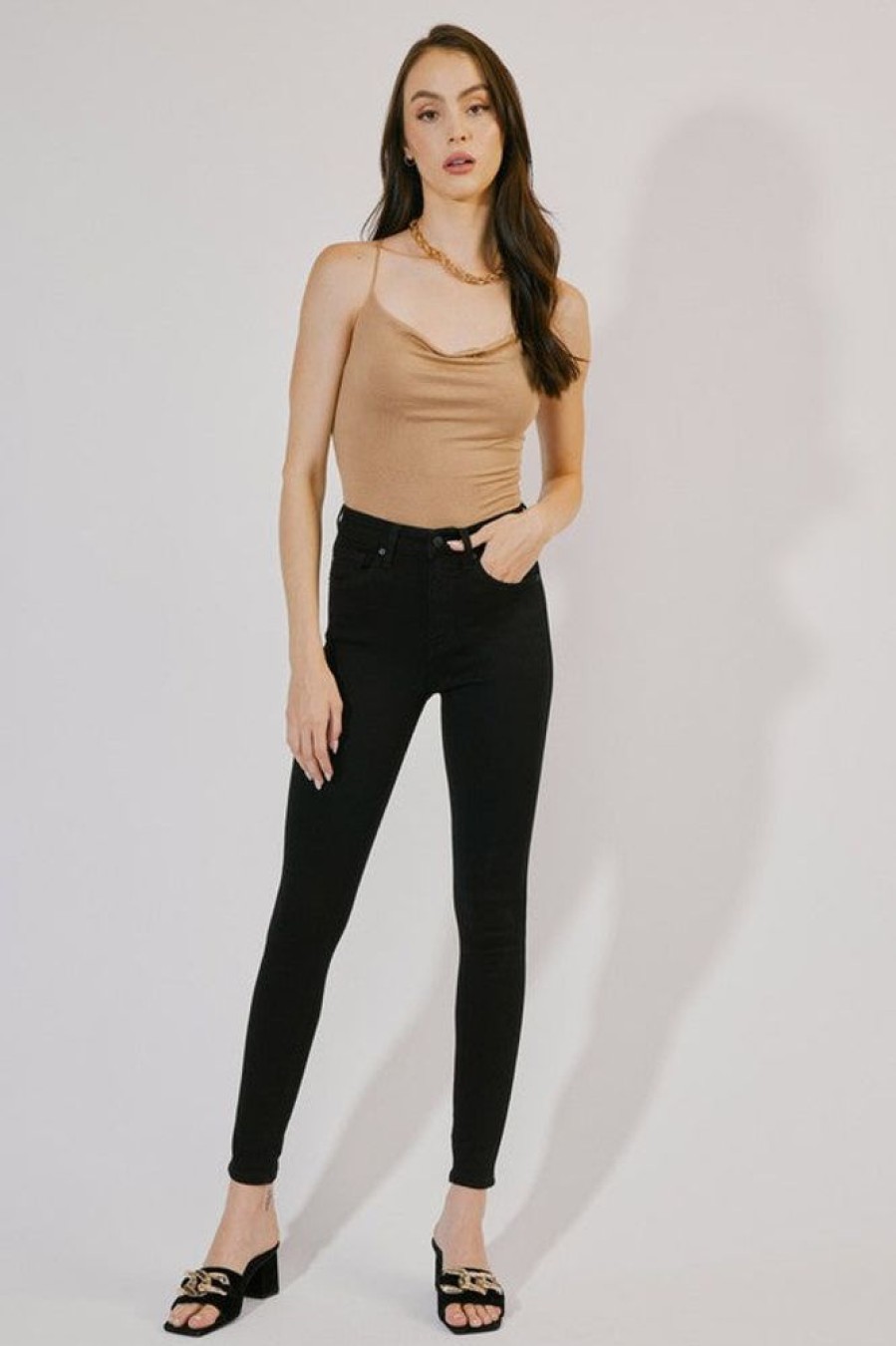 Clothing KanCan | Estelle Skinny Jeans Black